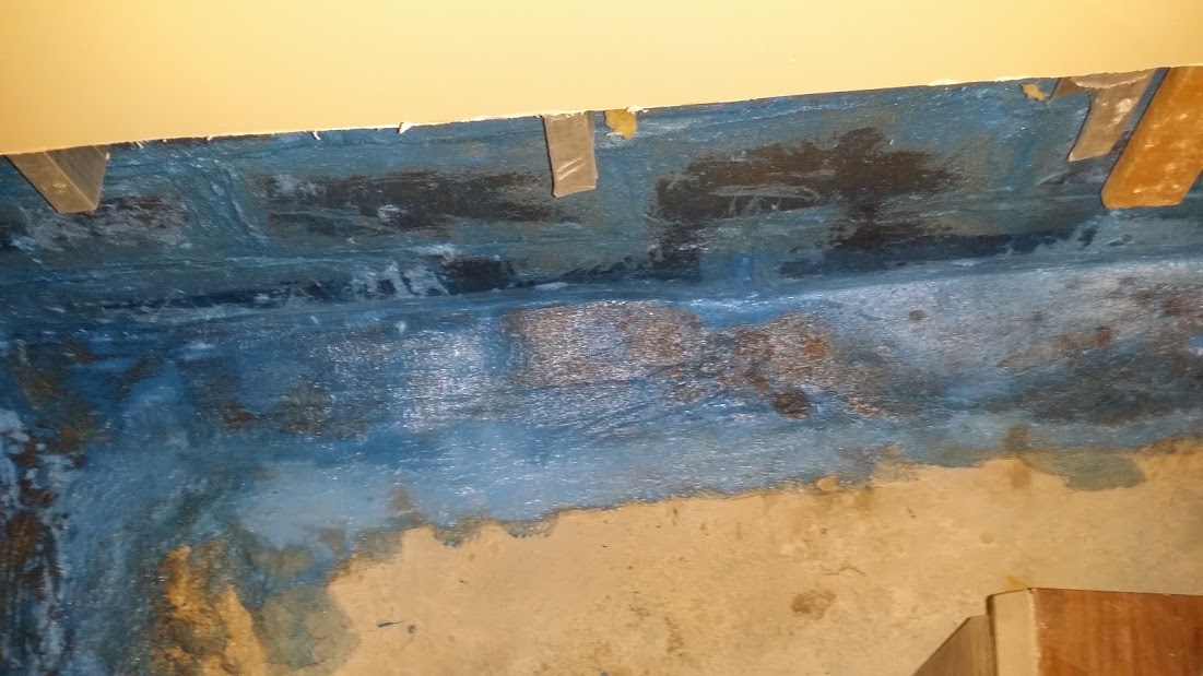 Concrete foundation injection sealing
