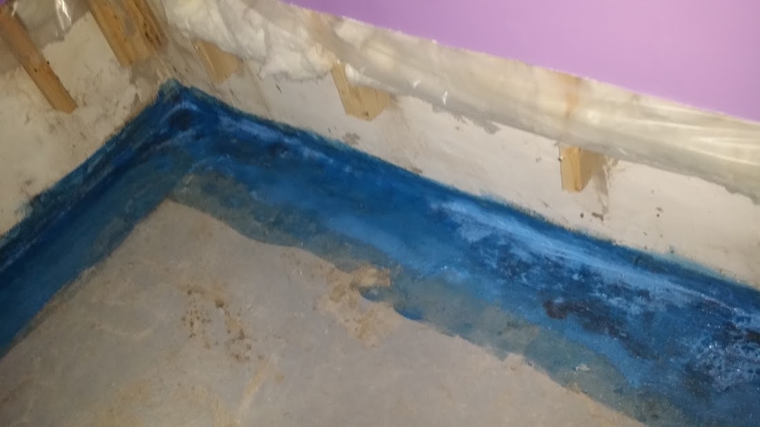 Foundation crack injection sealing process