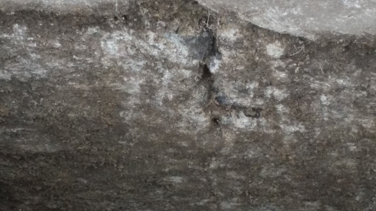 Foundation crack repair project in Ottawa